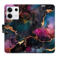 iSaprio Flip pouzdro Dark Marble pro Xiaomi Redmi Note 13 5G