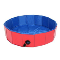 Splash bazén pro psy červená 80 cm