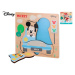 Mickey Mouse puzzle dřevěné 4 dílky, mix motivů