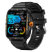 Smart hodinky Colmi P76 smartwatch (black and orange)