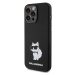 Zadní kryt Karl Lagerfeld Liquid Silicone Choupette NFT pro Apple iPhone 15 Pro, black