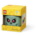 LEGO úložná hlava (velikost S) - zelený kostlivec