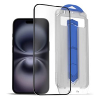 AlzaGuard 2.5D Glass EasyFit DustFree 2 Pack pro iPhone 16 s instalačním rámečkem