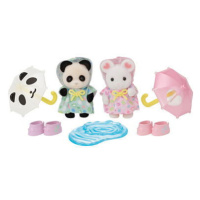 Sylvanian Families Procházka v dešti Baby Duo