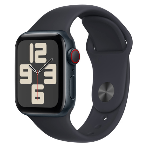 Apple Watch SE Cellular 40 mm sport band S/M smart hodinky Midnight