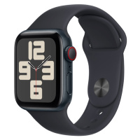 Apple Watch SE Cellular 40 mm sport band S/M smart hodinky Midnight