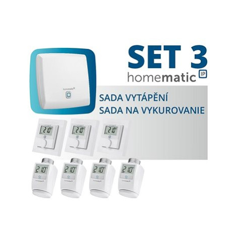 Homematic IP Sada vytápění Homematic IP (byt 3+1) - HmIP-SET3