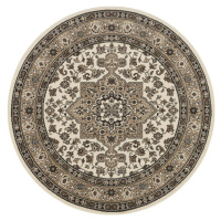 Nouristan - Hanse Home koberce Kruhový koberec Mirkan 104105 Beige Rozměry koberců: 160x160 (prů