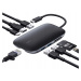 Aukey CB-C71 Usb-c Hub 8v1 Pd 100W Hdmi 4K Sd Lan