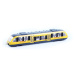 Vlak žlutý RegioJet kov/plast 17cm