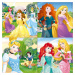 Dětské puzzle Disney Princezny Educa progresivní 25-20-16-12 dílů 16508