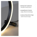 LEUCHTEN DIREKT is JUST LIGHT LED stolní svítidlo, antracit, kruhové pr.30cm, dotykový stmívač, 