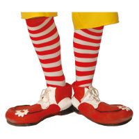 Guirca Červeno-bílé ponožky