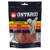 Pochoutka Ontario kuře, sušené plátky 70g