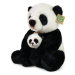 RAPPA - Plyšová panda s mládětem 27 cm ECO-FRIENDLY