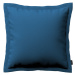 Dekoria Mona - potah na polštář hladký lem po obvodu, Ocean blue mořská modrá, 45 x 45 cm, Cotto