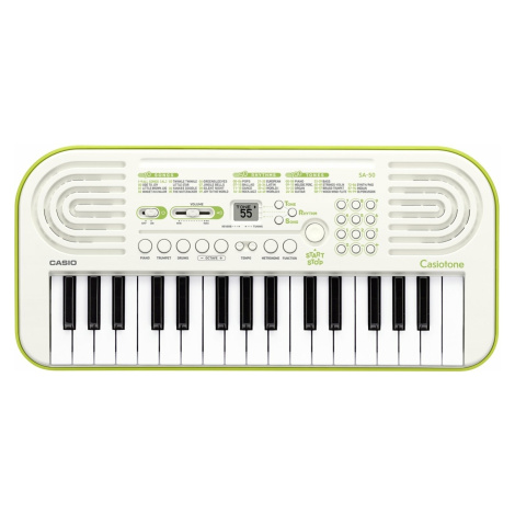 Casio SA-50 Dětské klávesy / Dětský keyboard White