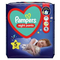 Pampers Night Pants vel. 5 12–17 kg dětské plenkové kalhotky 22 ks