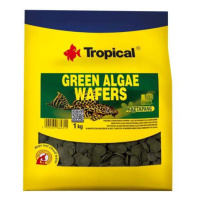 Tropical Green Algae Wafers 1kg krmivo ve formě oplatek se spirulinou