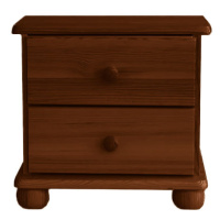 DRW Noční stolek z masivního dřeva SN 01 Lak dřeva: Ořech