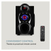 Auna X-Gaming, 5.1 surround zvukový systém, 380 W max., OneSide subwoofer, BT, USB, SD