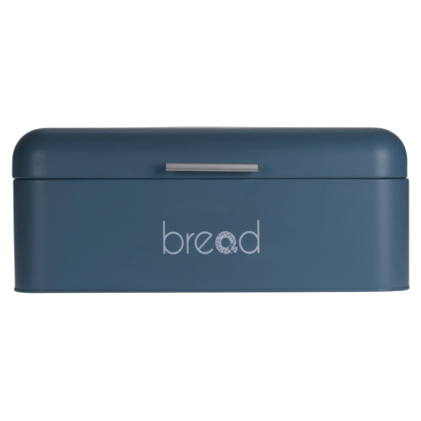 EH Plechový chlebník s víkem Bread, modrá