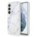 Guess GUHCS23SPCUMAH hard silikonové pouzdro Samsung Galaxy S23 5G white Marble