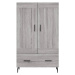 vidaXL Skříň highboard šedá sonoma 69,5 x 31 x 115 cm kompozitní dřevo