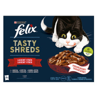 FELIX® Tasty Shreds lahodný výběr ve šťávě 12 x 80g