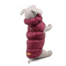 Vsepropejska Magie zimní bunda pro psa Barva: Vínová, Délka zad (cm): 22, Obvod hrudníku: 32 - 3