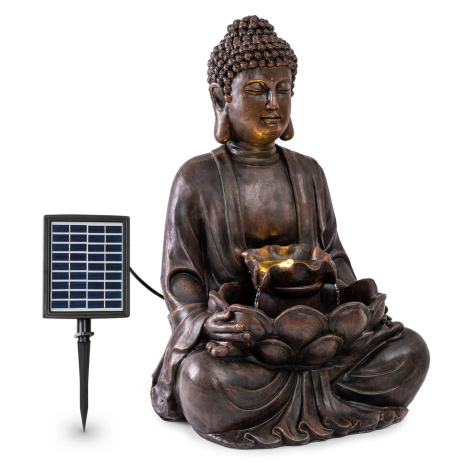 Blumfeldt Dharma, solární fontána, LED, 48 × 72 × 41 cm (Š × V × H), polyresin