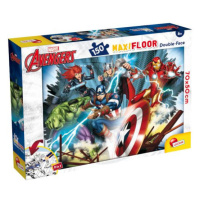 Oboustranné podlahové puzzle Maxi Floor 150 dílků Marvel Avengers 100392 LISCIANI