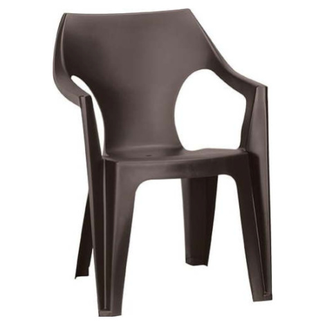 Hnědá plastová zahradní židle Dante – Keter