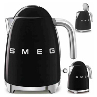 Smeg KLF03BLEU rychlovarná konvice, 1, 7 l, (7 šálků), 2400 W, styl 50. let, černá