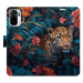 iSaprio Flip pouzdro Flower Jaguar 02 pro Xiaomi Redmi Note 10 / Note 10S