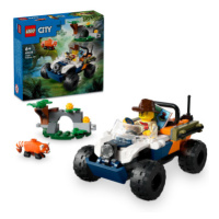 LEGO® City 60424 Čtyřkolka na průzkum džungle – mise panda červená