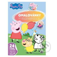 Omalovánky se samolepkami Peppa Pig - kniha z kategorie Omalovánky