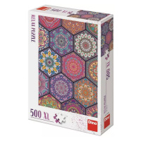 DINO Puzzle 500 dílků XL Mandaly 47x66cm skládačka