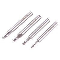 frézy stopkové, sada 4ks, ?3,2-4-6-6,3mm, HSS6542