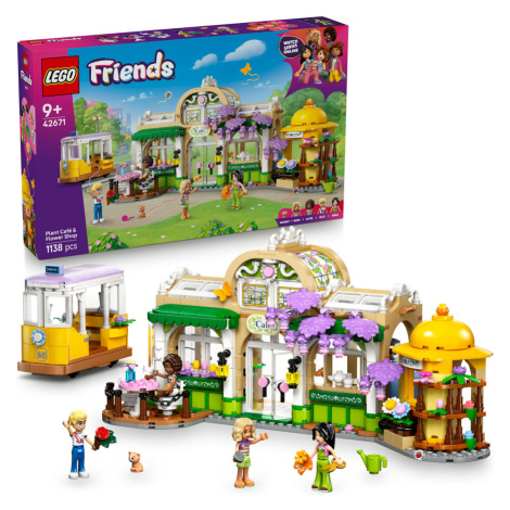LEGO LEGO® Friends 42671 Kavárna plná rostlin a květinářství
