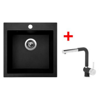 Sinks Viva 455 Granblack + Mix 3 P GR