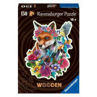 Ravensburger Puzzle - Barevná liška 150 dílků, dřevěné