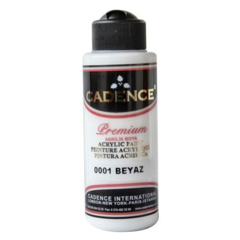 Akrylová barva Cadence Premium, 70 ml - bílá