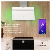 Klarstein Alina 3.0 60, odsavač par, 60 cm, 324 m3/h, LED displej, ambientní osvětlení, WiFi