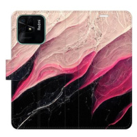 iSaprio flip pouzdro BlackPink Marble pro Xiaomi Redmi 10C