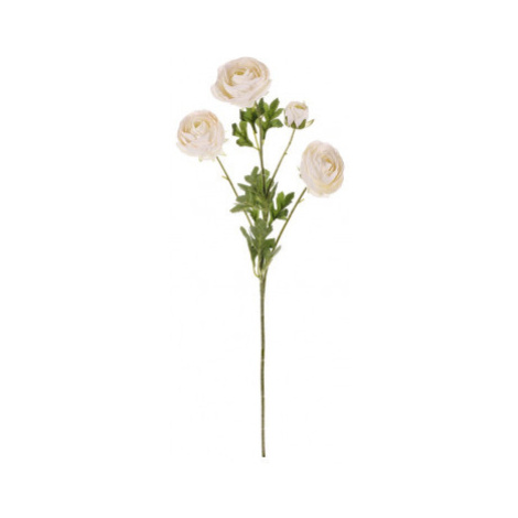 Umělá květina Pivoňka 70 cm, krémová Asko