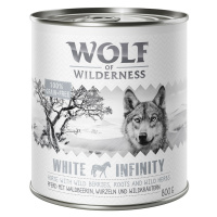 Wolf of Wilderness konzervy, 24 x 800 g za skvělou cenu - NOVÉ: White Infinity - koňské