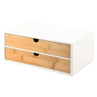 Kesper 58955 Organizér se 2 přihrádkami bambus, 33 x 21 x 13,5 cm