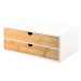 Kesper 58955 Organizér se 2 přihrádkami bambus, 33 x 21 x 13,5 cm