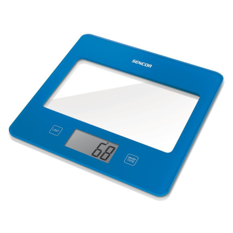 Sencor Sencor - Digitální kuchyňská váha 1xCR2032 modrá